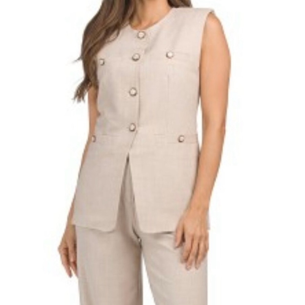 Rachel Zoe Beige Garment vest